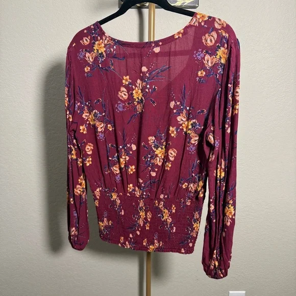 Maurice’s Floral Long Sleeve Top - Picture 5 of 6